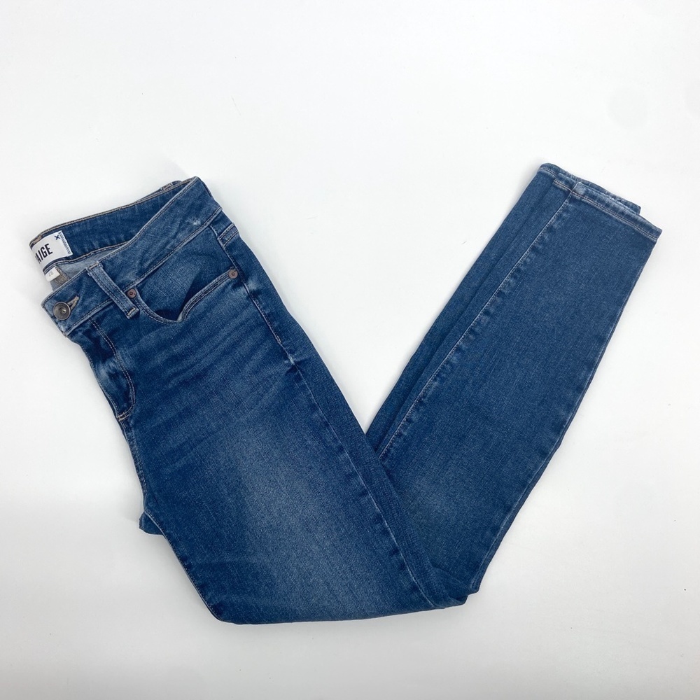 PAIGE Verdugo Ankle Skinny Soft Denim Blue Jeans 28